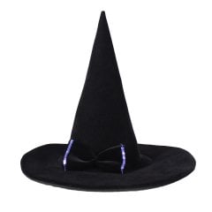 Hkostüm Cadılar Bayramı Işıklı Cadı Kostümü Mor 7-8 Yaş