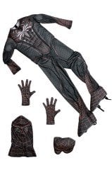 Siyah Örümcek Adam Kostümü - Black Spiderman Costume